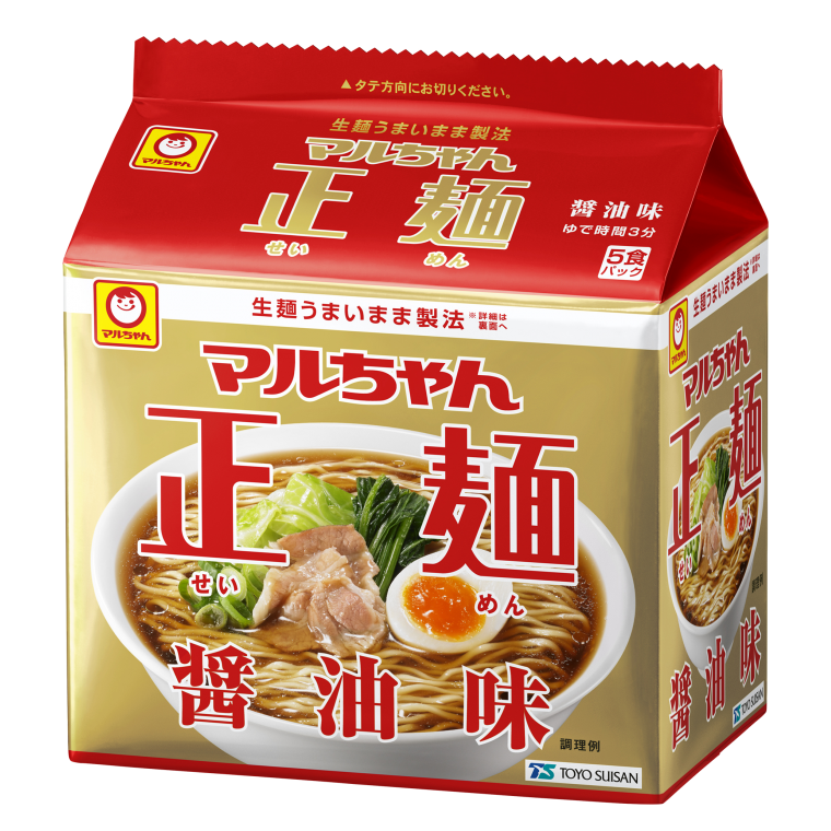 マルちゃん正麺　醤油味 　5食パック